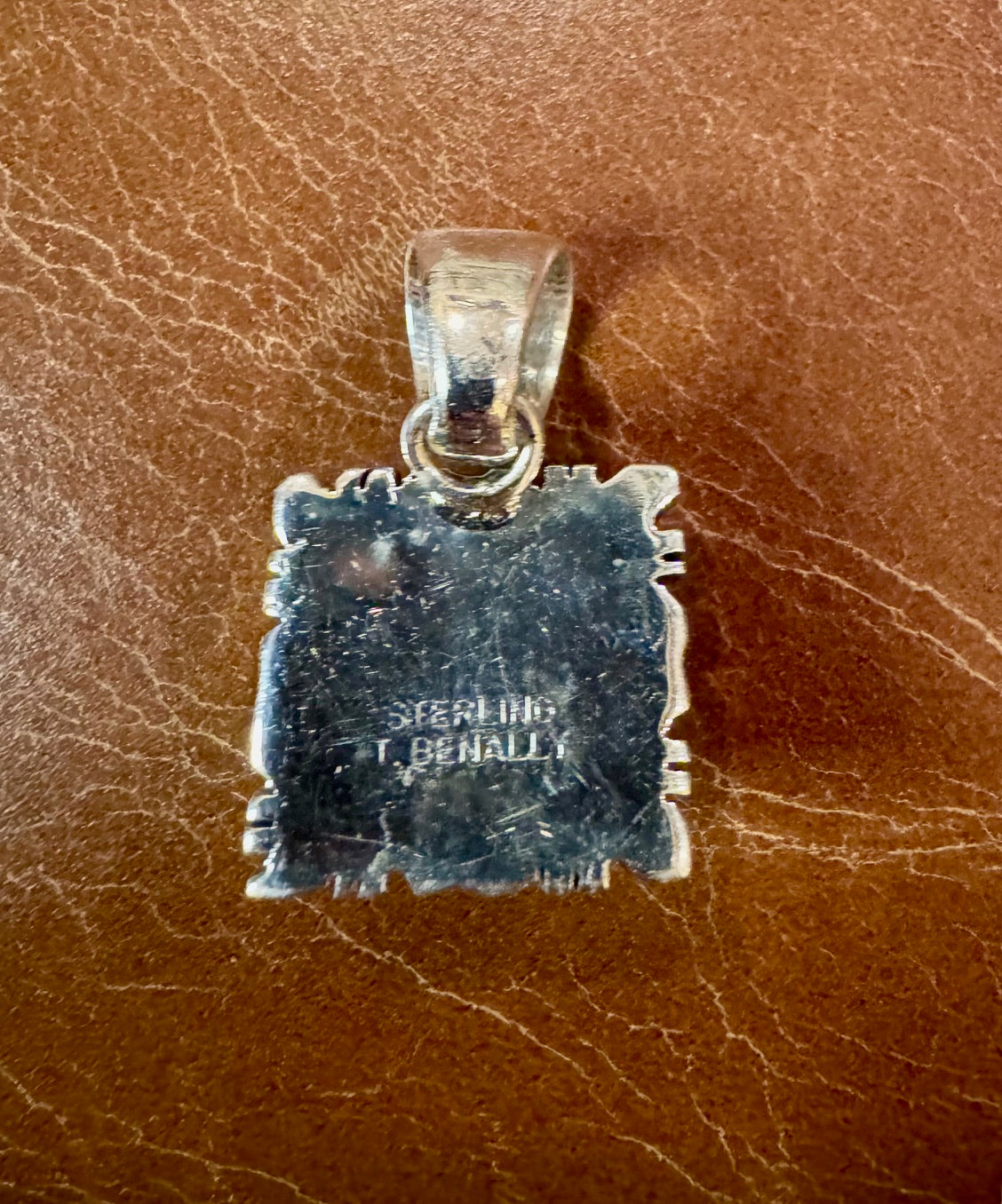Small Square Royston Pendant