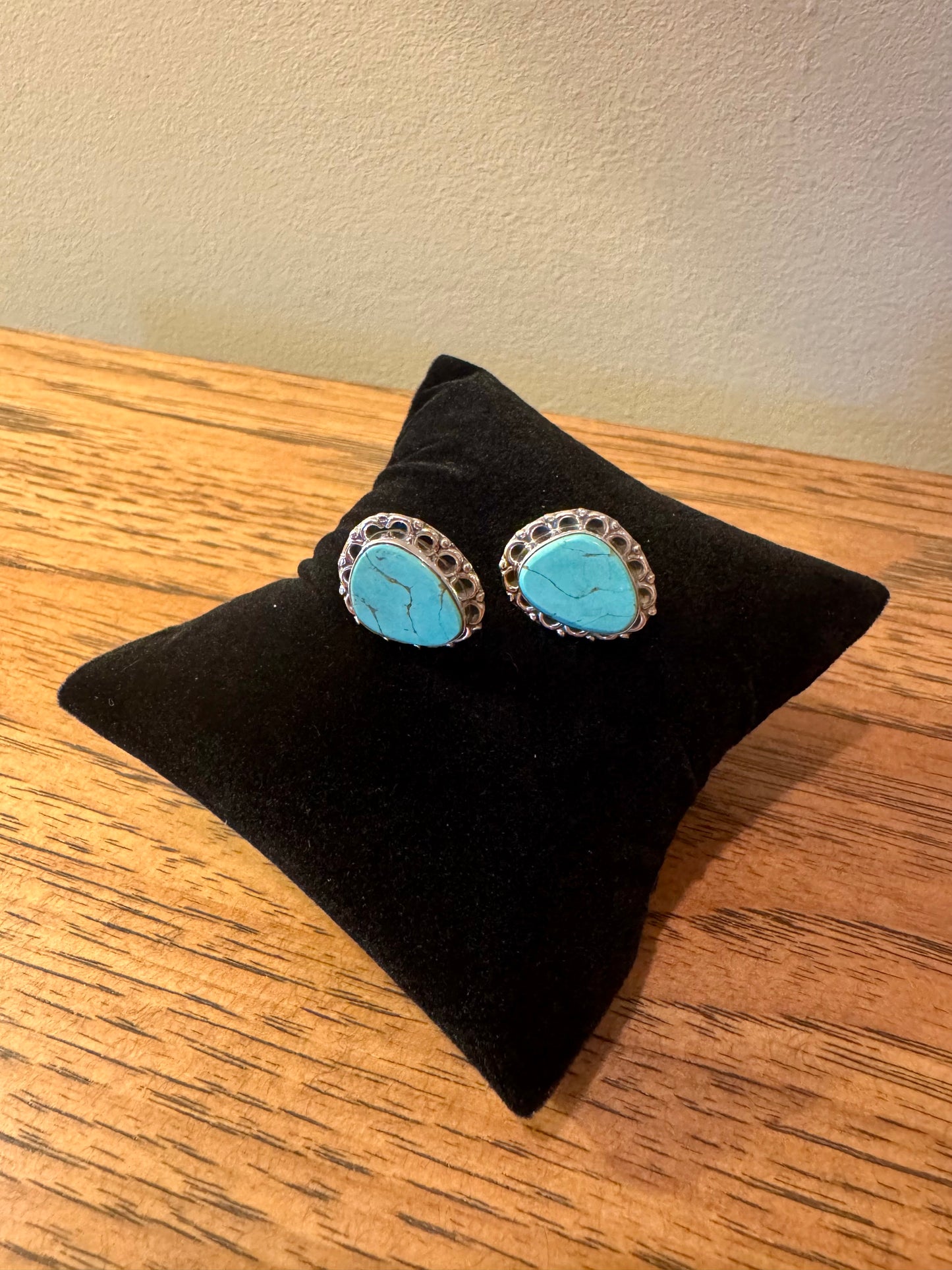 Royston Turquoise Post Earrings