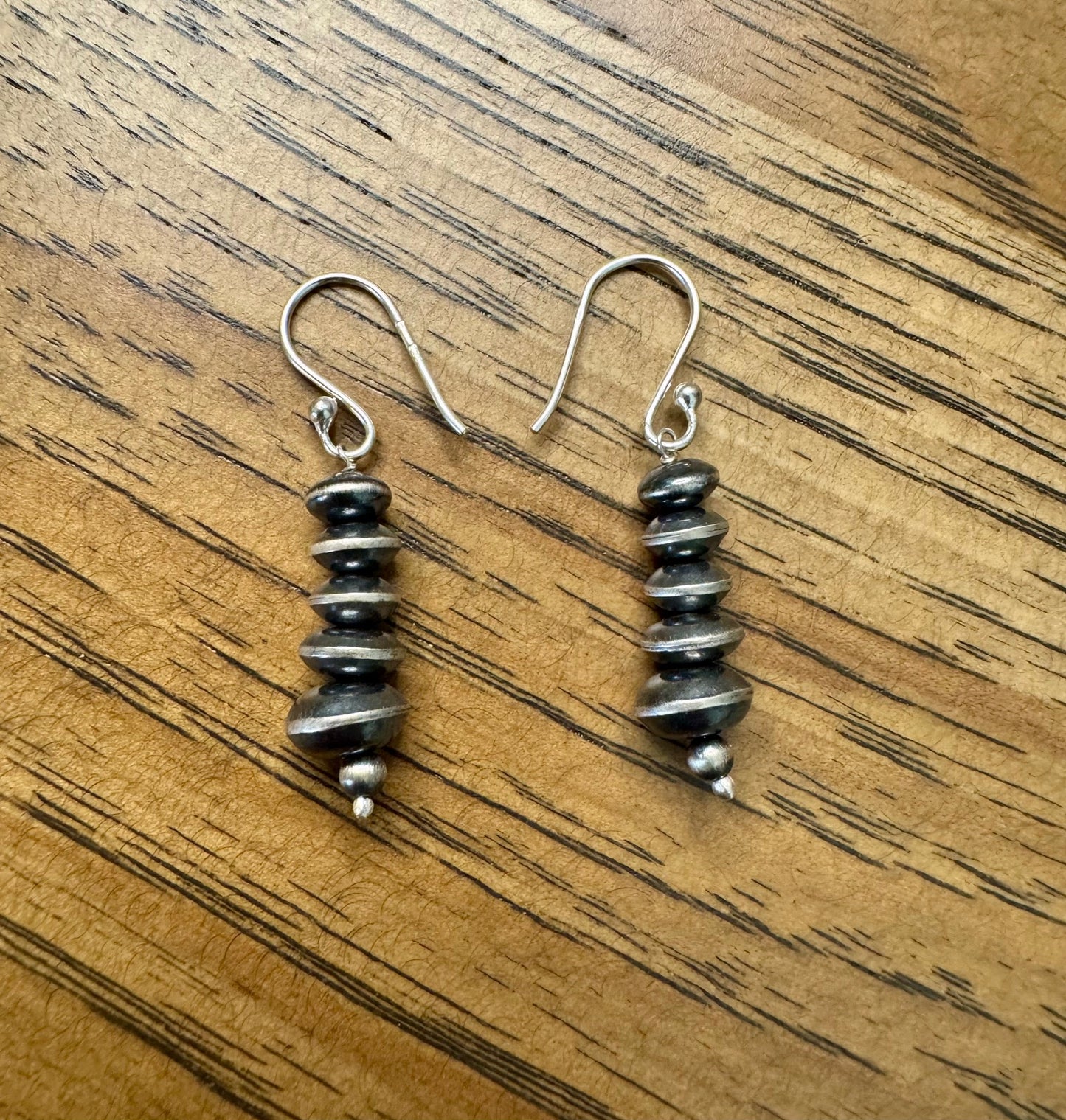 Navajo Saucer Pearl Earrings
