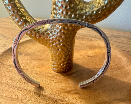 Stamped Navajo Cuff