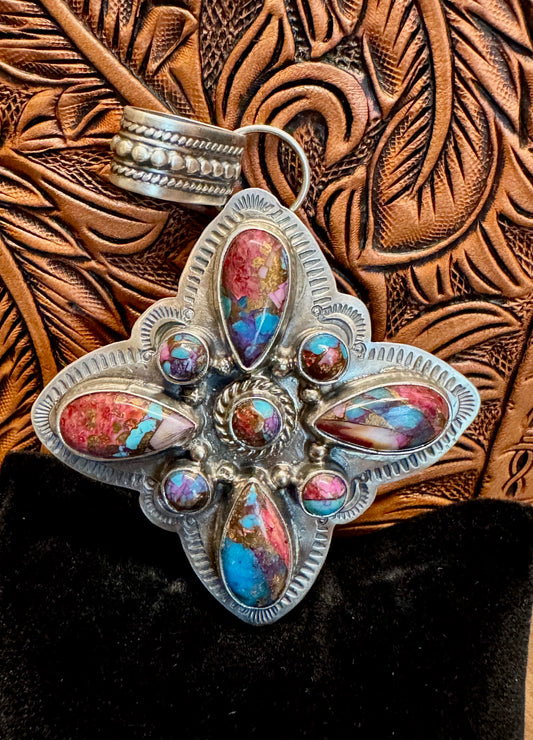 Dahlia Cluster Pendant