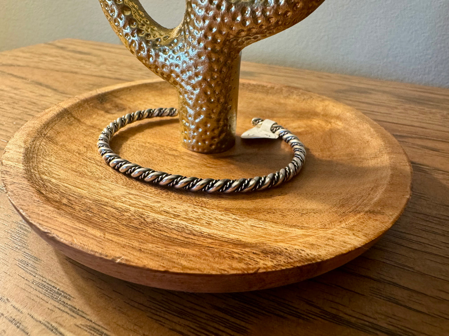 Twisted Silver Navajo Cuff