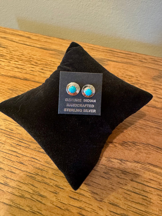 Turquoise Post Dainty Earring