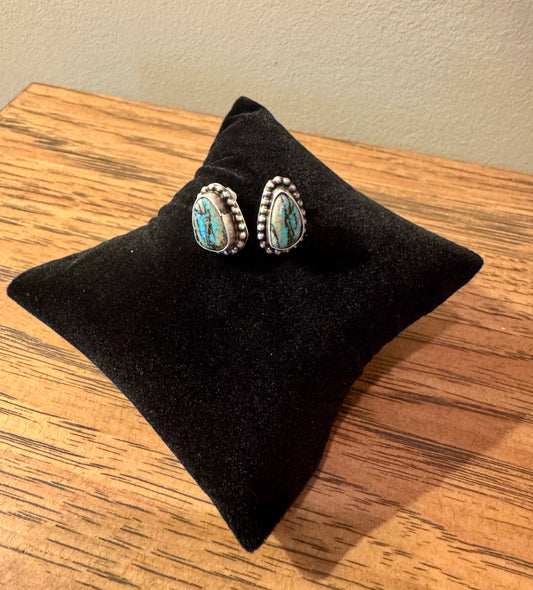 Royston Turquoise Post Earrings by Skeets