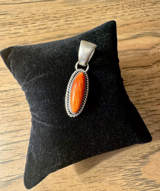 Orange Spiny Pendant