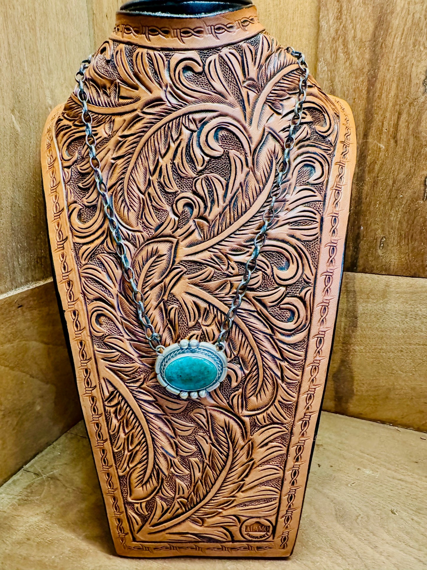 Royston Turquoise Pendant Necklace