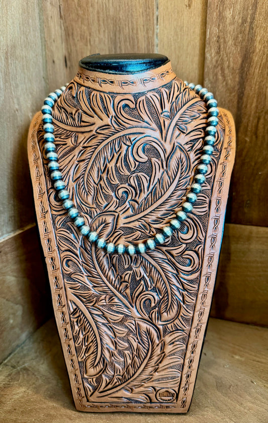 18" 8MM Navajo Pearl Necklaces