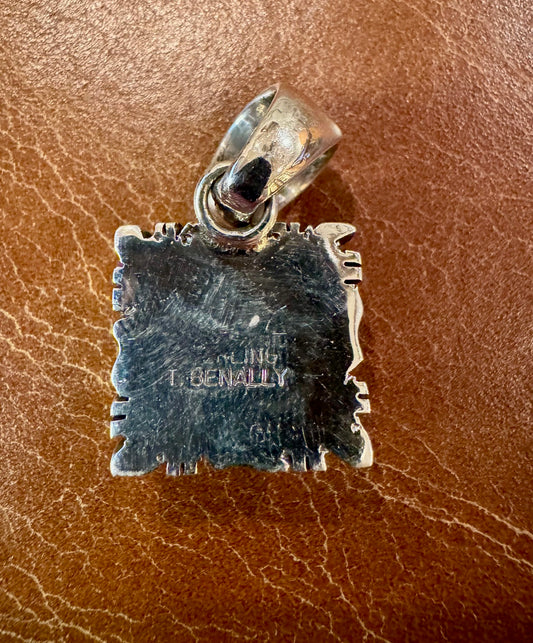 Small Square Royston Pendant