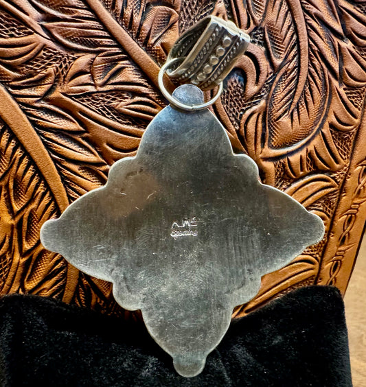 Royston Turquoise Cluster Pendant