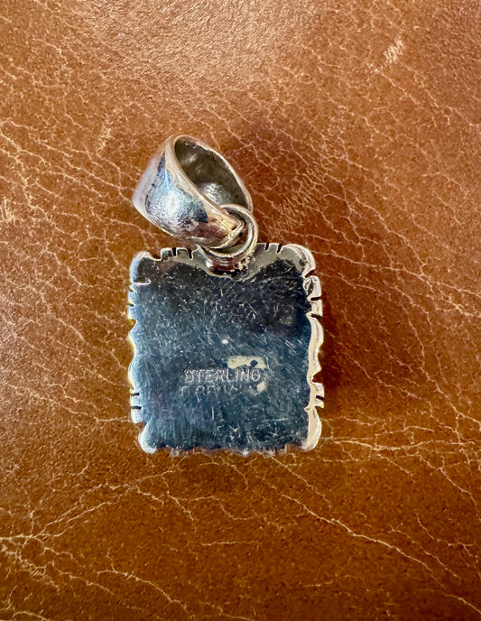 Small Square Royston Pendant