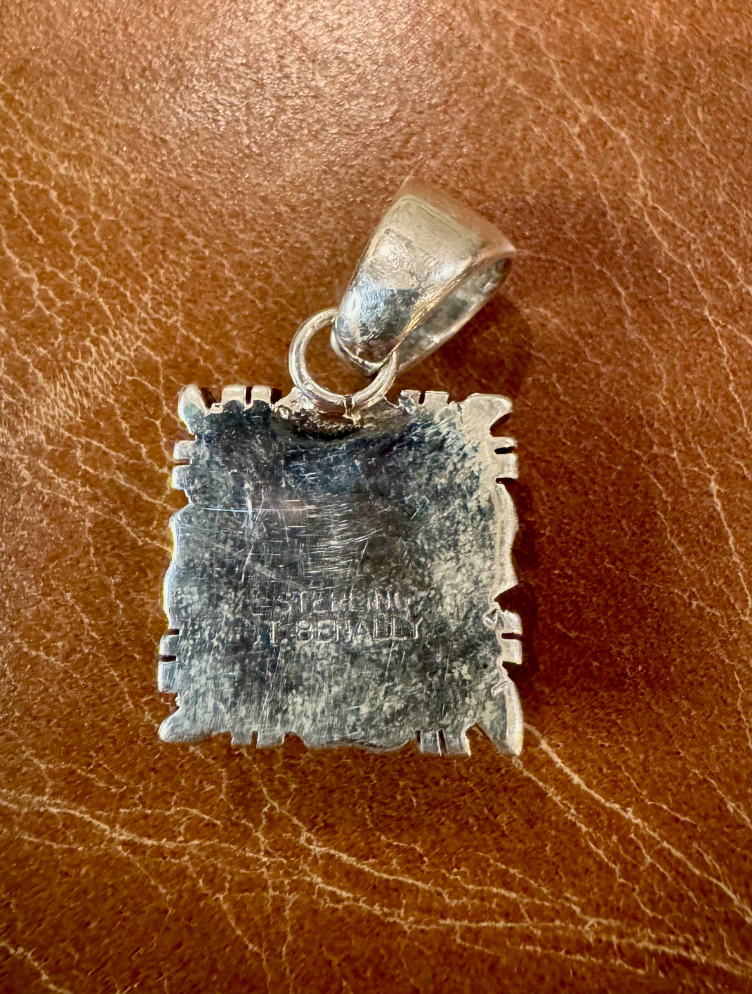 Small Square Royston Pendant