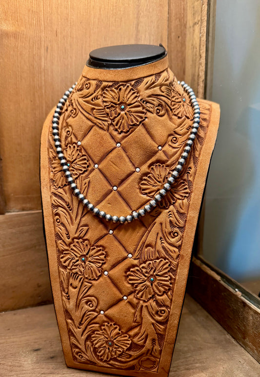 18" 6MM Navajo Pearl Necklace